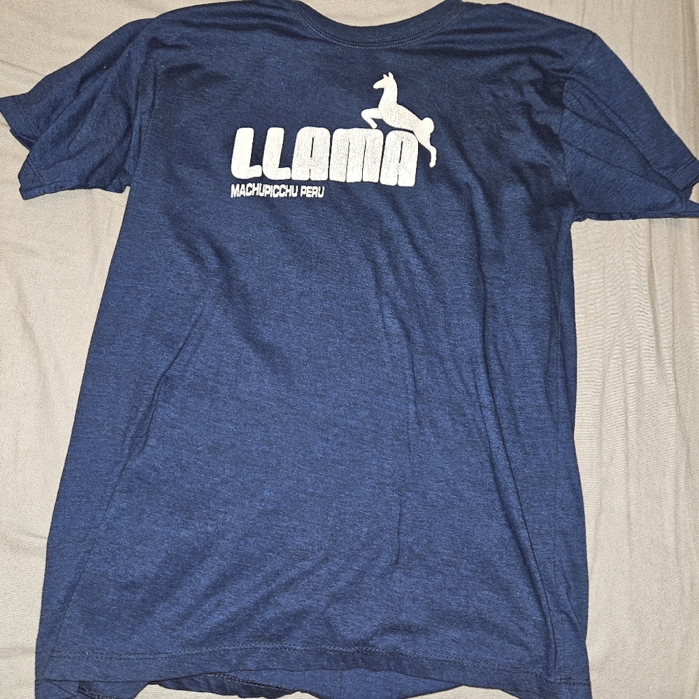 Llama T Shirt from Machupicchu Peru